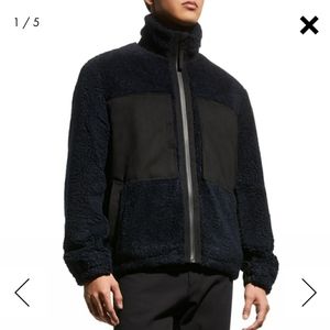 Vince Mens Sherpa Zip Jacket